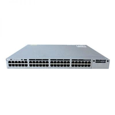 China Stocked WS C3850 Series 48P-S 48 Ethernet Poe Ports Management Stackable Gigabit Switch with SNMP Function for sale