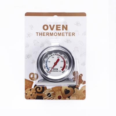 China Easy Operation Kitchen Cooking Oven Thermometer 50-300 C/100-600 F, Grill Fry Chef Smoker Instant Read Stainless Steel for sale