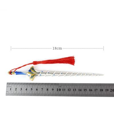 China Wholesale New Design China Alloy Spiral Model Sword Key Chain With Tassels From Shop Craft Shop for sale