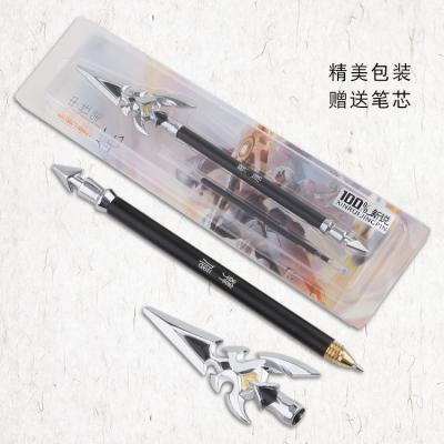 China 2021 Latest Fashion Metal Ballpoint Pen Weapon Model Pen Sword Chinese Style Manufacture for sale