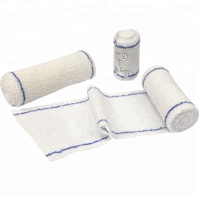 China Disposable 100% Medical Cotton Gauze Skin Color High Elastic Cotton Crepe Bandage for sale