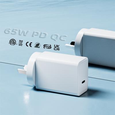 China Type gan celular adapter fast charging MP3 GPS KYT 65w mobile phone tablet caricabattery phone charger portable carregador c charger for sale