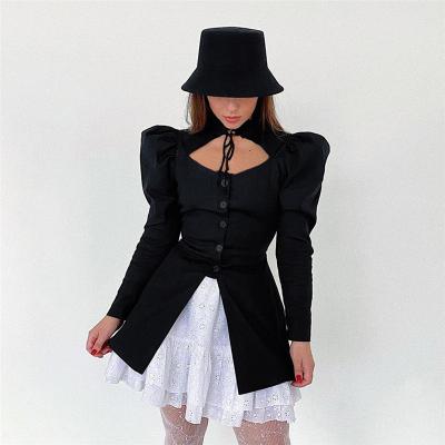 China Factory Made Splicing Dress Anti Static Dresses Women Long Sleeves for sale