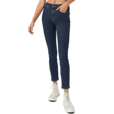 China Solid Womens Fashion Pants Women Denim Gaiters Pants High Waisted Breathable Custom Skinny Jeans Stretch Pencil Pants for sale