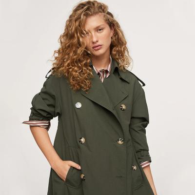 China New Fashion QUICK DRY Custom Oversized Windproof Jackets Women's Long Gap Coat Women's Gap Coat for sale