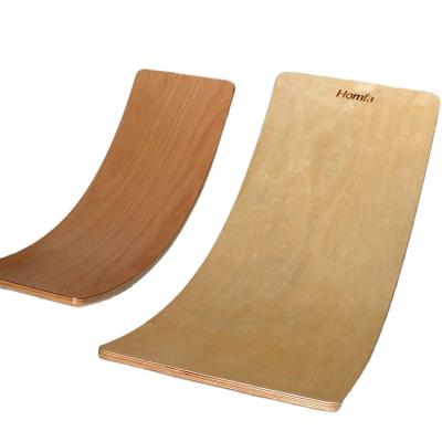 China Natural Wood Shimmy Board Balance Board Wooden Balance Board Adults Yoga Exercises Large Balance Boards for sale