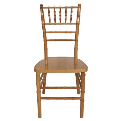 China Cheapest stacking wooden tiffany chair luxury wedding classic wooden chairs chair rentals chiavari chair for event for sale