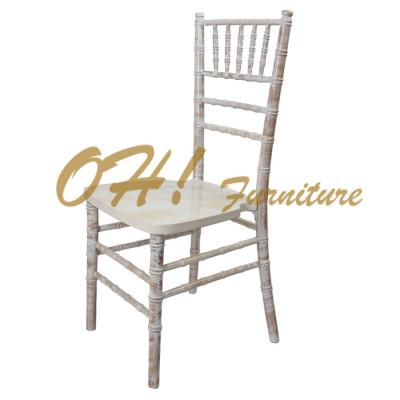 China Qingdao top quality 16 years experience manufacturer wholesale popular wood tiffany wedding stacking chiavari wood chair for sale