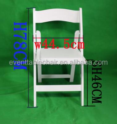 China Contemporary White Wedding Resin American Chair and Wood Folding Chair for sale