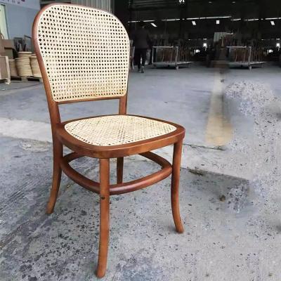 China Fashionable Garden Furniture Dining Chair Outdoor Rattan Chair Rattan Wooden Solid Chair for sale