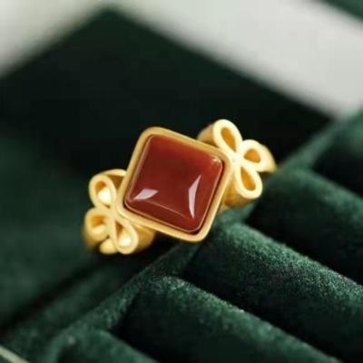 China CLASSIC Bowknot Is Comfort Jin Tianran Sapphire Geometric Ring Ring Sent Ms. Trendy Enamel Openings for sale