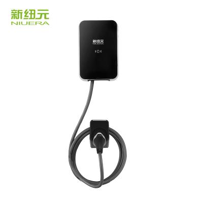 China Factory Direct Sale EV Chargers 32A Wallbox AC EV Remote Control Main + RFID+wifi 7KW Charging Station Type - 2 Ev Chargers Support RFID for sale