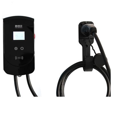 China LED Light+LCD Display(2.8 inch)+RFID 2023 Ac Ev Charger Ccs New Type - 2 Fast Ev AC Charger Stationev Charger for sale