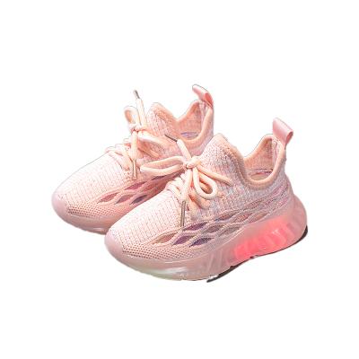 China Anti-Smell Led Light Up Led Shoes KIS Unisex Casual Baby Themed Infant Cartoon Luminous Children Shoe For Kid Girl With Light for sale