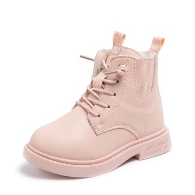 China Fashion Waterproof Winter Factory New Children's Cotton Shoes Wholesale Martin Boots For Girls Thickened Children's Cotton Boots for sale