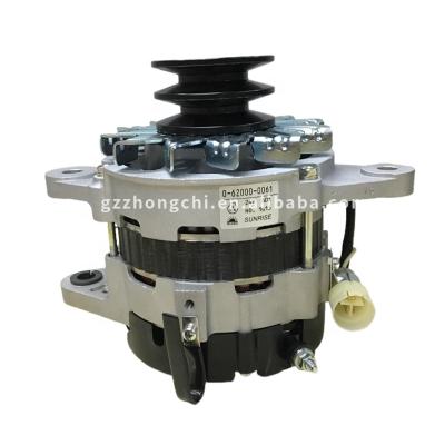 China 24V 60A universal car alternator assembly for 6WF1 0-62000-0061 22*26*28 (cm) for sale