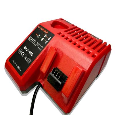 China M12-18C Replacement Milwaukee 10.8V 12V 14.4V 18V Electric Battery Charger For Milwaukee M12 M18 Lithium Ion Battery Fast Charger for sale