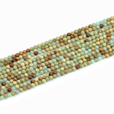 China DIY Jewelry Making Factory Price Manufacturer Supplier Round Beads Loose Snakeskin Stone For Jewelry Making for sale