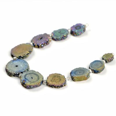 China DIY Jewelry Making Nice Good Price Factory Made New Product Chain Hot Selling Stalactites Solar Quartz Druzy Stalactite for sale