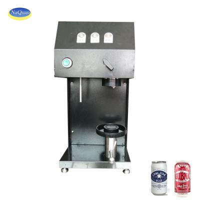 China Semi-automatic food factory price beer can filling machine for 330/500ml for sale