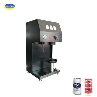 China Food Semi Automatic Beer Can Aluminum Carbonated Drink Filling Machine for sale