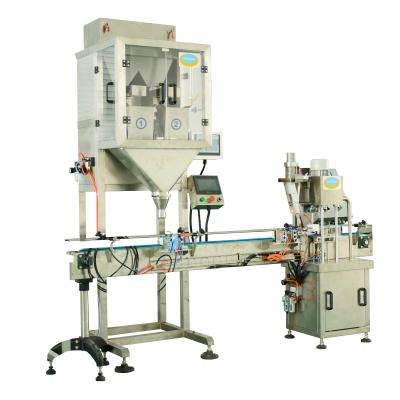 China Food Rice Can Filling Packing Machine For Tin Can Sealing for sale