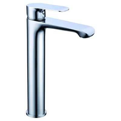 China Esty Metered Hot Selling Faucets Deck Mounted Single Handle Basin Faucet Wash Basin Brass Mixer Tap For Hotel for sale