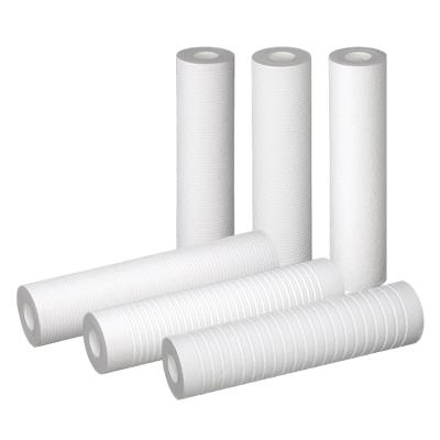 China high quality household without diverter water filter cartridge pp water filter cartridge price for sale