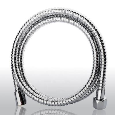 China S21512CP 1.5m PVC Flexible Chrome Stainless Steel Shower Hose Wholesale Modern High Quality Double Air Chamber Lock For Hand Shower for sale