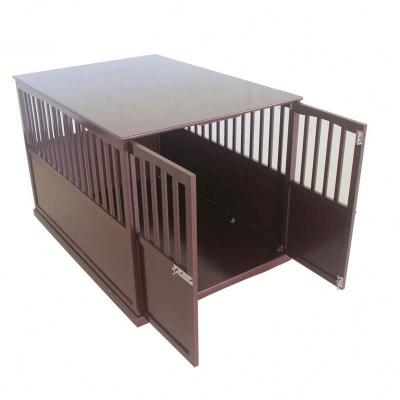 China Sustainable Product Wooden Crate Modern Niche Furniture Wooden Pet Cage Establishments for sale