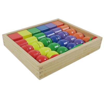 China Toy Factory OEM Advantage Baby Colorful Intelligence Toys Education Wooden Bead Game For Children for sale