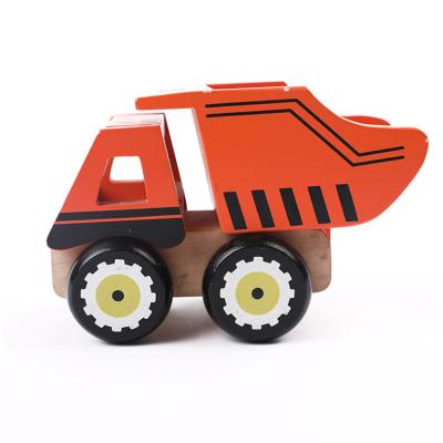 China DIY TOYS Solid DIY Newcomer Educational Game Seems Assembled Vehicle Construction Wooden Truck for sale