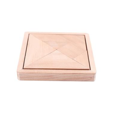 China Funny Educational Toys Brain Toy New Popular Education Children's Wooden Tangram Training Game for sale