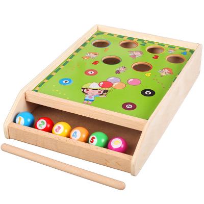 China DIY PLAYS Wholesale Color Matching Cognitive Desktop Toys Mini Billiard Toys For Kids Games for sale