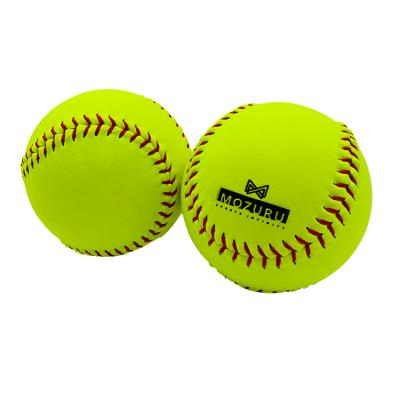 China Outdoor Sports Wholesale Custom Size Cork Filling 12 Inch Leather Baseball Ball For Outdoor for sale