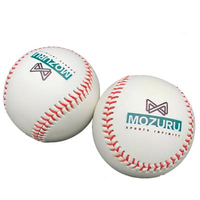 China Professional Baseball Leather Custom Weighted Kids Baseball Balls Tops Genuine Leather Baseball for sale