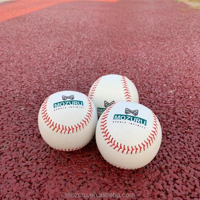 China Genuine Leather Cowhide Leather Baseball Tops OEM Dropshipping Baseball Promotion White Practice Ball for sale