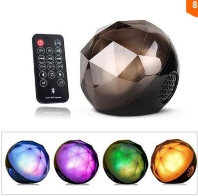 China 2016 LED Magic Color Ball bluetooth Speaker Stereo Wireless Audio Player Support TF Remote control For Christmas Party for sale