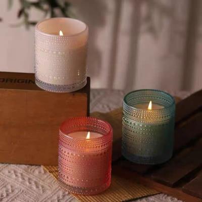 China Wholesale Neutral Cup Scented Scented Candle Aromatherapy Hand Made Soy Wax Incense Smokeless Candle for sale