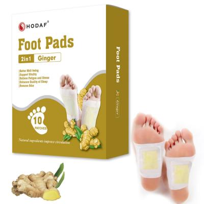 China Factory Direct Natural Foot Care Correction Ginger Detox Foot Patch Foot Magic Patch for sale