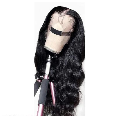 China Hair Extensions Bundles; Brazilian 4/27 Piece 13x4 u Closures Loose Body Short Body Wave Lace Front Wavy Hair Wig With Bangs for sale