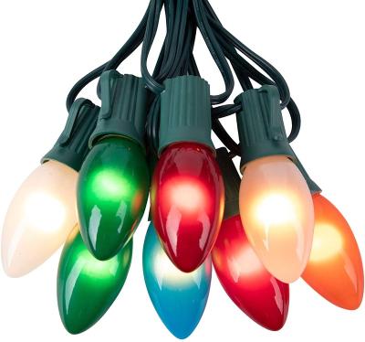 China End To End Nexus 25LT C7 UL Listed Opaque Multicolor Led Christmas String Light for sale