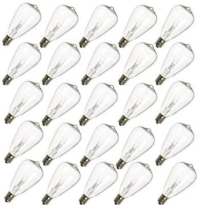 China Outdoor Festival 10PK ST38 7W E12 Edison String Lights For Patio 220V 110V Replacement Bulbs for sale