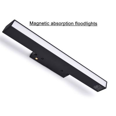 China Modern CE ROHS Certified High Quality Spot Absorption Magnetic Track System For Living Room Hotel Home Decoration LED Spotlights for sale