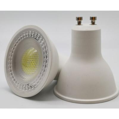 China Modern Wide Voltage AC110-265V 5W Constant Current No Strobe Integrated LED Plastic Coated Aluminum Spotlight GU10 for sale