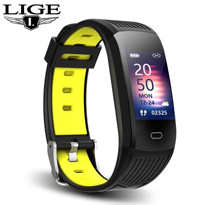 China LIGE Touch Screen Men Smartwatch Health Monitor Heart Rate Watches Waterproof Blood Pressure Wristband Smart Watch Pedometer Sports Wristband for sale