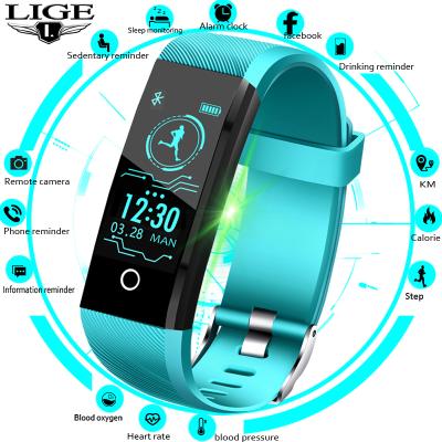 China New Touch Screen Men's Touch Screen Men's Smart Heart Rate Monitor Waterproof Smart Watch Fitness Tracker Blood Pressure Wristband Watches for sale