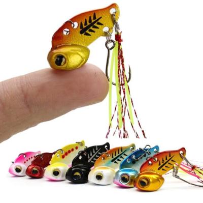 China Advance Copper Alloy Weihai New Arrival 3G 6G Best Metal Spoon Wobbler Metal Mount Vib Fishing Lure for sale