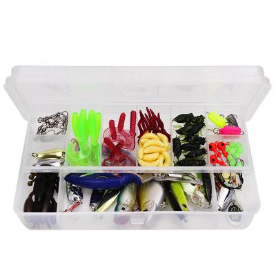 China Newest Model New Arrival Finely Processed Soft Hard Hook Fishing Lure Sets Crank Minnow Popper VIB Kit Spoons Accessories for sale