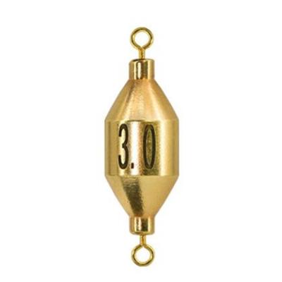 China With 2 Swivels Hot Sale 0.4#-3.0# 1.6g-11.3g Fishing Sinker Weight Brass Drop Shot Out Of Door Fishing Tackle for sale